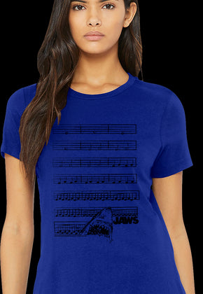 Womens Music Jaws Shirt