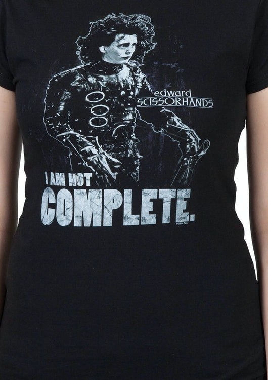 Ladies Not Complete Edward Scissorhands Shirt - main product image