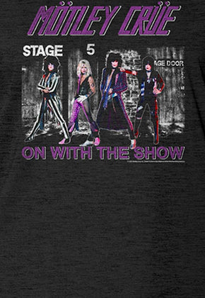 Ladies On With The Show Motley Crue Muscle Tank Top