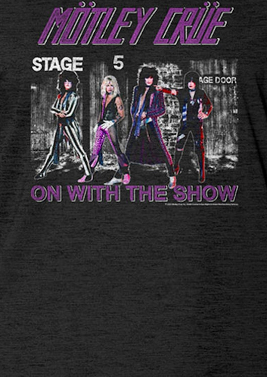 Ladies On With The Show Motley Crue Muscle Tank Top - main product image