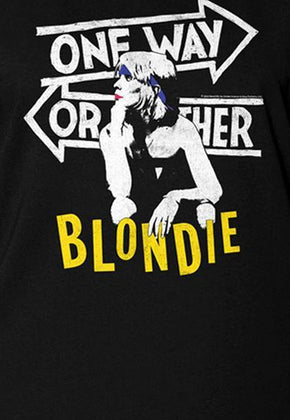 Ladies One Way Or Another Blondie Muscle Tank Top