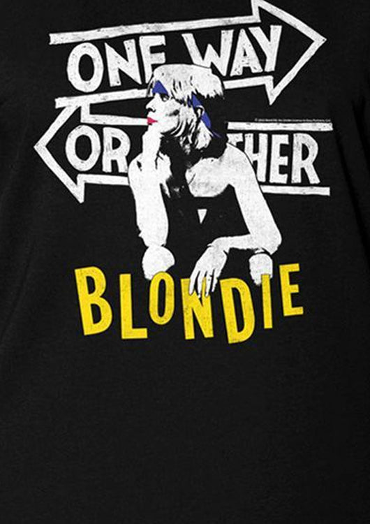 Ladies One Way Or Another Blondie Muscle Tank Top - main product image