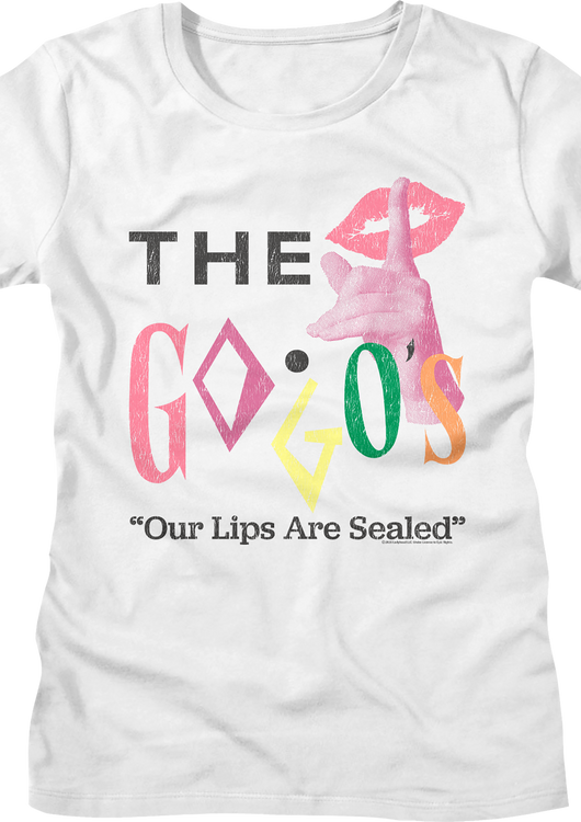 Womens Our Lips Are Sealed Go-Go's Shirt - main product image