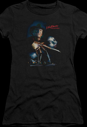Ladies Poster Nightmare On Elm Street Shirt