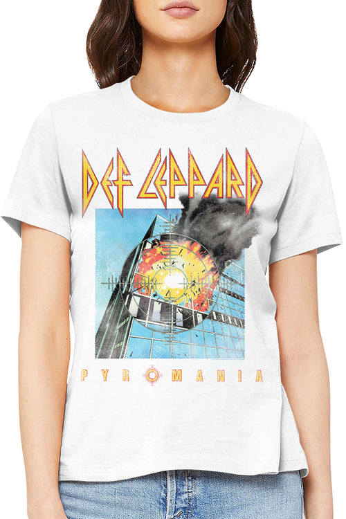 Womens Pyromania Cover Def Leppard Shirtmain product image