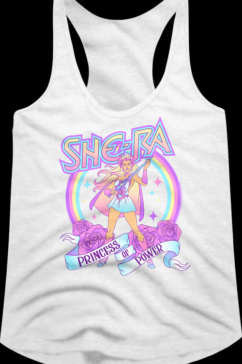 Ladies Rainbow She-Ra Masters of the Universe Racerback Tank Topmain product image