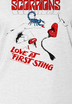 Ladies Retro Love At First Sting Scorpion Muscle Tank Top