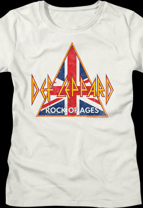 Womens Rock Of Ages Def Leppard Shirt