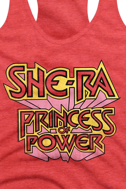 Ladies She-Ra Princess of Power Logo Racerback Tank Topmain product image