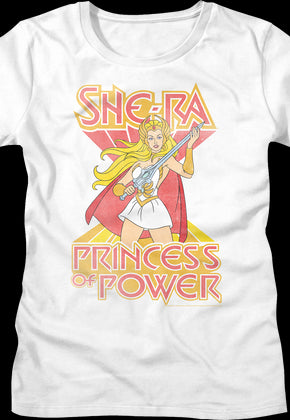 Womens She-Ra Princess of Power Masters of the Universe Shirt