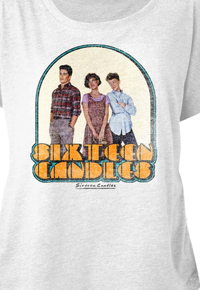 Ladies Sixteen Candles Poster Dolman Shirt