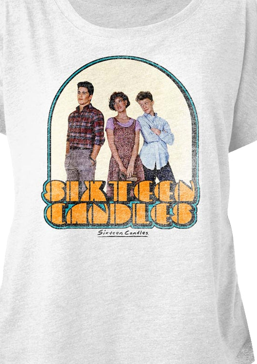 Ladies Sixteen Candles Poster Dolman Shirt - main product image