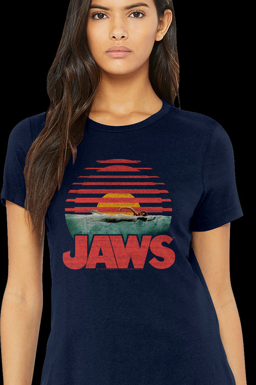 Womens Sunset Blinds Jaws Shirtmain product image