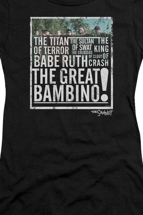 Ladies The Great Bambino Sandlot Shirtmain product image