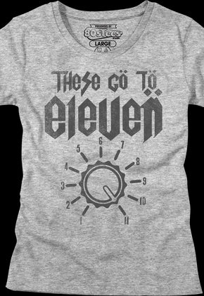 Womens These Go To Eleven Spinal Tap Shirt