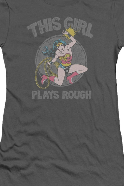 Ladies This Girl Plays Rough Shirtmain product image