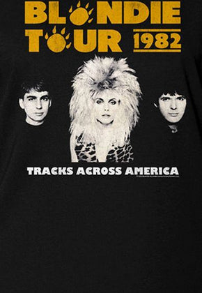 Ladies Tracks Across America Blondie Muscle Tank Top