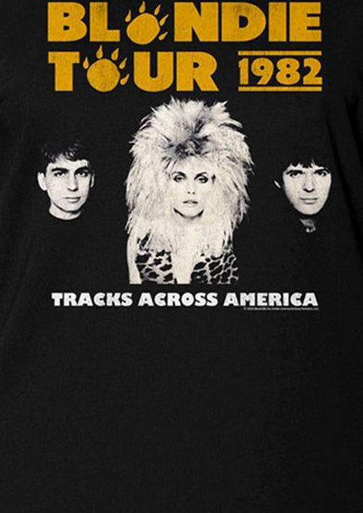 Ladies Tracks Across America Blondie Muscle Tank Top - main product image