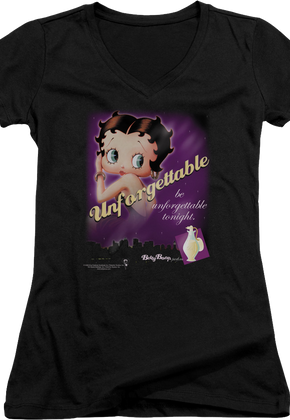 Ladies Unforgettable Betty Boop V-Neck Shirt