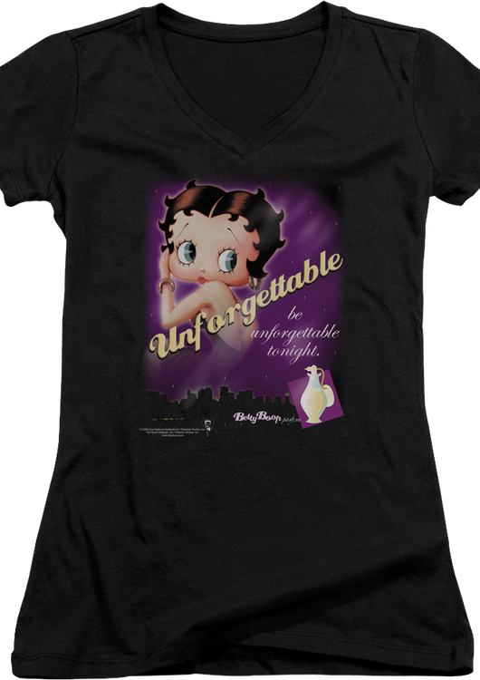 Ladies Unforgettable Betty Boop V-Neck Shirt - main product image
