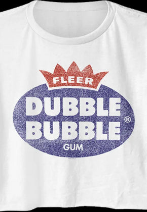 Ladies Vintage Logo Dubble Bubble Crop Top