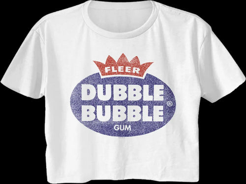 Ladies Vintage Logo Dubble Bubble Crop Topmain product image