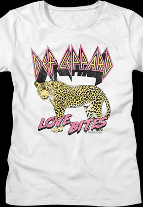 Womens Vintage Love Bites Def Leppard Shirt