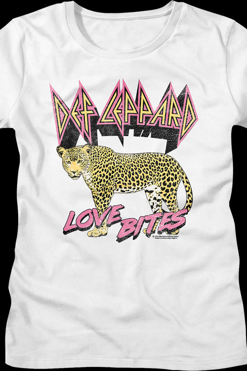 Womens Vintage Love Bites Def Leppard Shirtmain product image