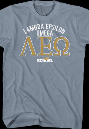 Lambda Epsilon Omega Logo Old School T-Shirt