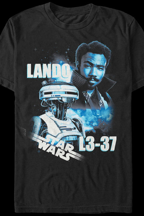 Lando and L3-37 Solo Star Wars T-Shirtmain product image