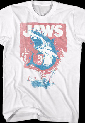 Leaping Shark Jaws T-Shirt