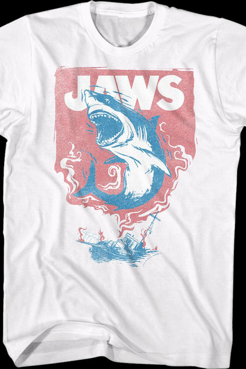 Leaping Shark Jaws T-Shirtmain product image