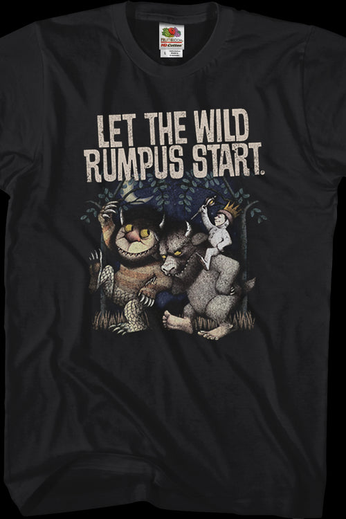 Let The Wild Rumpus Start Where The Wild Things Are T-Shirtmain product image