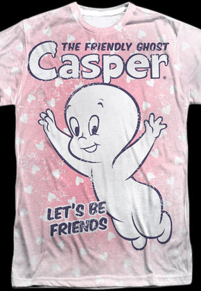 Let's Be Friends Casper The Friendly Ghost T-Shirt