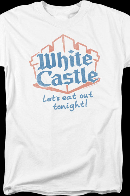 Let's Eat Out Tonight White Castle T-Shirtmain product image