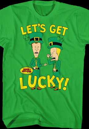 Let's Get Lucky Beavis And Butt-Head T-Shirt