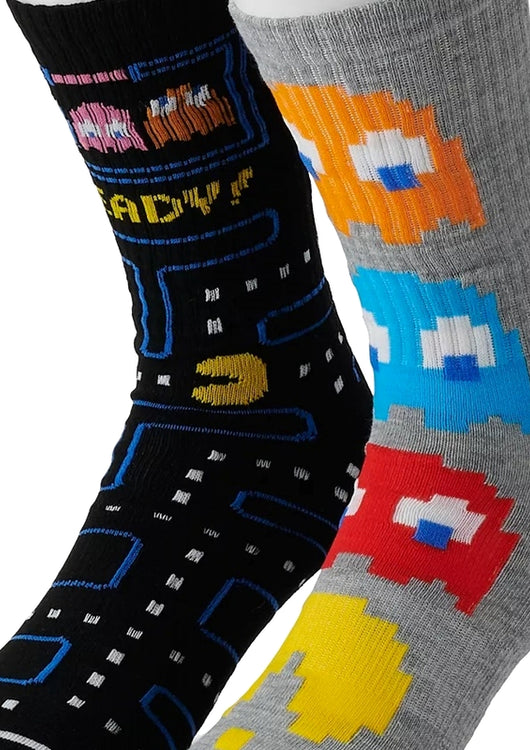 Level One and Characters 2-Pair Pac-Man Socks - main product image