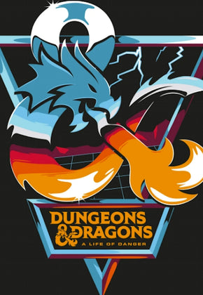 Life Of Danger Dungeons & Dragons Framed Poster