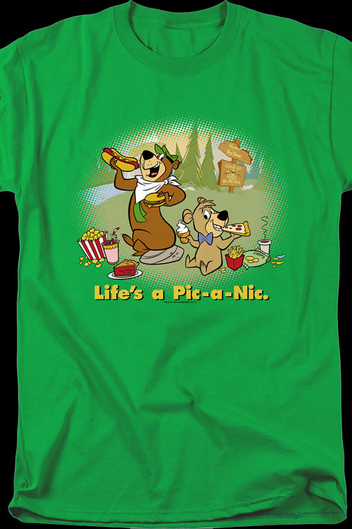 Life's A Pic-A-Nic Yogi Bear T-Shirtmain product image