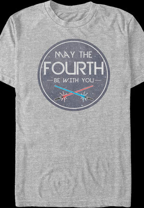 Lightsabers May The Fourth Be With You Star Wars T-Shirt
