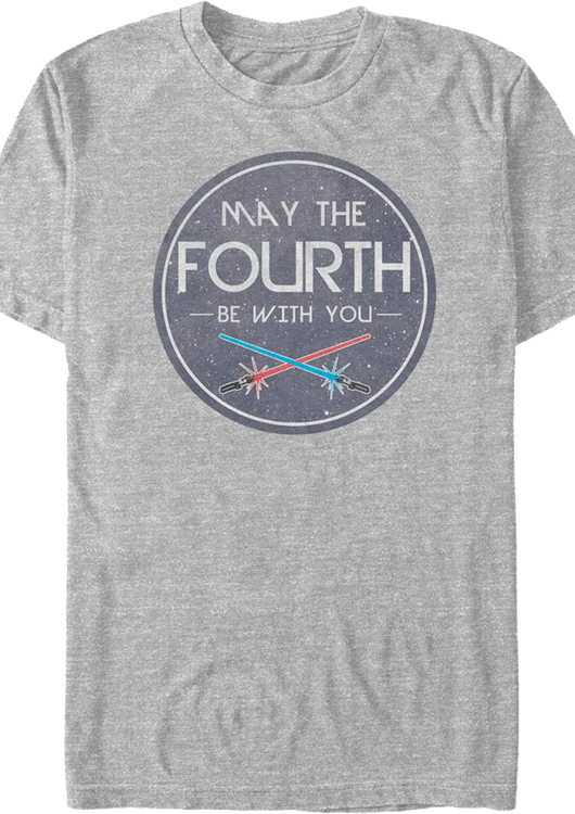 Lightsabers May The Fourth Be With You Star Wars T-Shirt - main product image