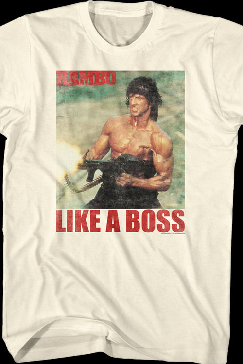 Like A Boss Rambo T-Shirtmain product image
