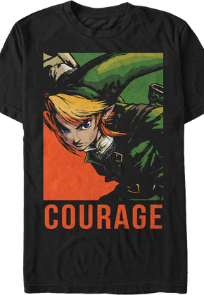 Link Courage Portrait Legend of Zelda T-Shirt