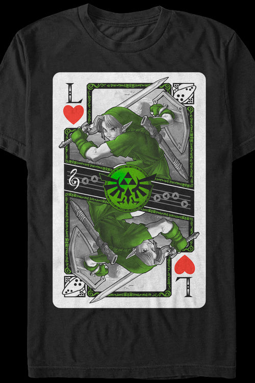 Link Playing Card T-Shirtmain product image