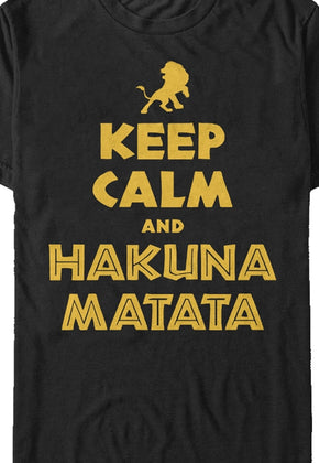 Lion King Keep Calm T-Shirt