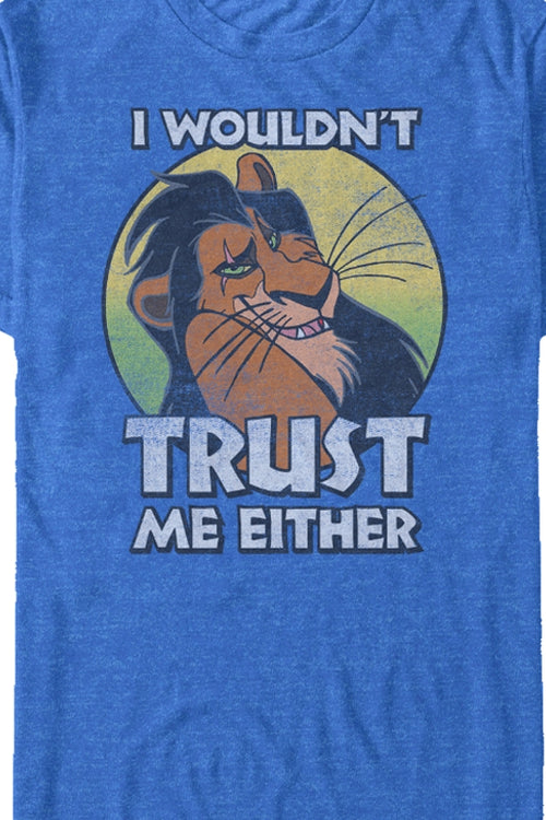 Lion King Scar Trust Me T-Shirtmain product image