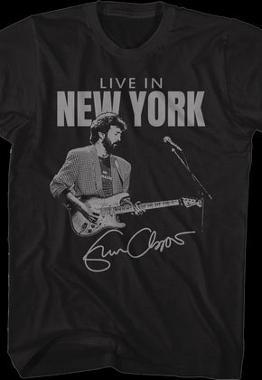 Live In New York Eric Clapton T-Shirt
