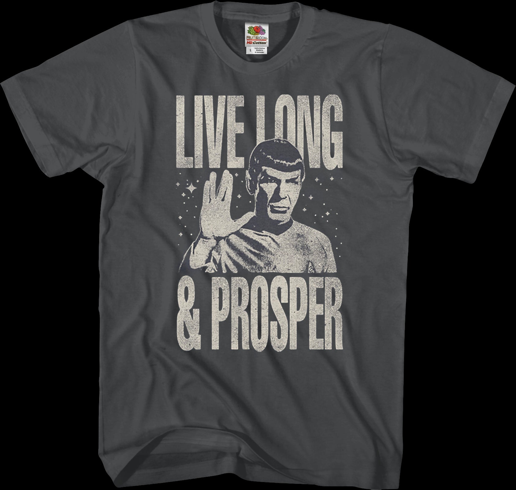 Star Trek T-Shirt Mens Shirt Spock Tshirt Live Long and Prosper T Shirt Gift  Shirt Gift for Men