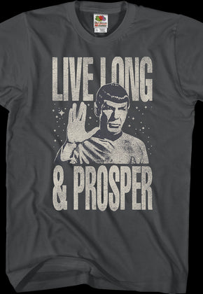 Live Long and Prosper Star Trek T-Shirt