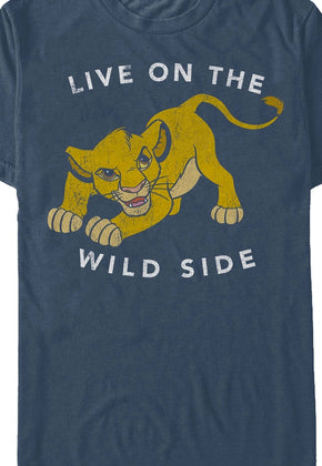 Live on the Wild Side Lion King T-Shirt